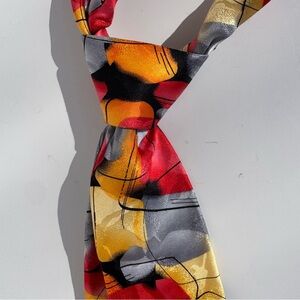 J. Garcia Collector's Edition Tie Bee Hive Silk Abstract Necktie Deadhead